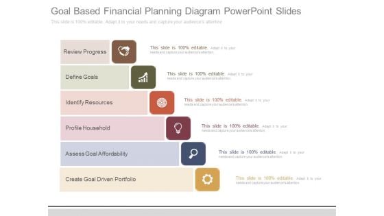 Goal Based Financial Planning Diagram Powerpoint Slides