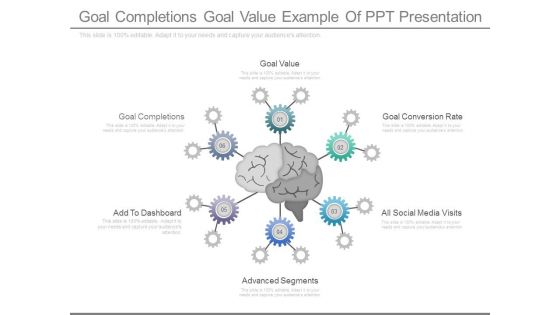 Goal Completions Goal Value Example Of Ppt Presentation