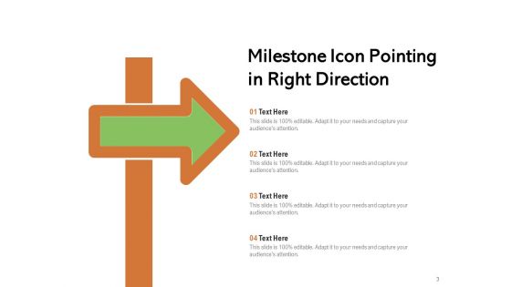 Goal Planning Icon Milestone Triangular Circle Ppt PowerPoint Presentation Complete Deck