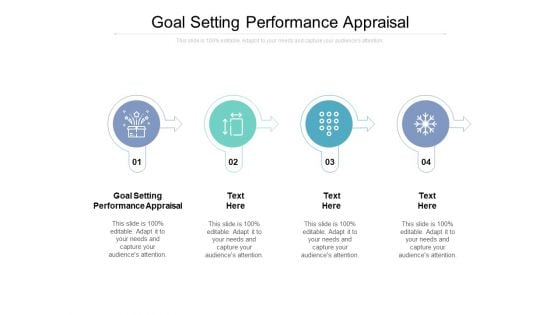 Goal Setting Performance Appraisal Ppt PowerPoint Presentation Ideas Graphics Cpb