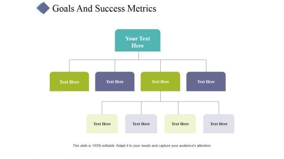 Goals And Success Metrics Ppt PowerPoint Presentation Pictures Shapes