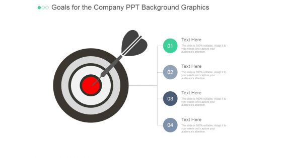 Goals For The Company Ppt PowerPoint Presentation Summary