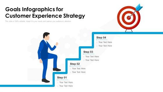 Goals Infographics For Customer Experience Strategy Ppt PowerPoint Presentation Infographic Template Infographic Template PDF