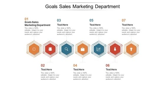 Goals Sales Marketing Department Ppt PowerPoint Presentation Summary Template Cpb Pdf