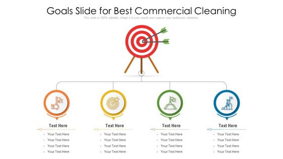 Goals Slide For Best Commercial Cleaning Ppt PowerPoint Presentation Outline Graphics Design PDF