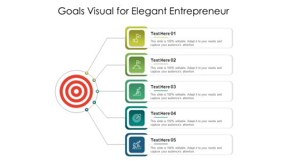 Goals Visual For Elegant Entrepreneur Ppt PowerPoint Presentation Gallery Influencers PDF