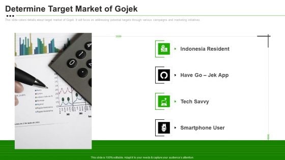 Gojek Investor Capital Financing Pitch Deck Determine Target Market Of Gojek Inspiration PDF