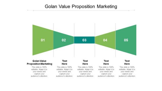 Golan Value Proposition Marketing Ppt PowerPoint Presentation Show Cpb Pdf