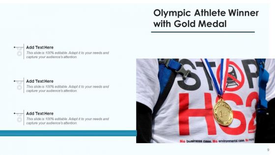 Gold Medal Award Icon Dark Ribbon Ppt PowerPoint Presentation Complete Deck With Slides