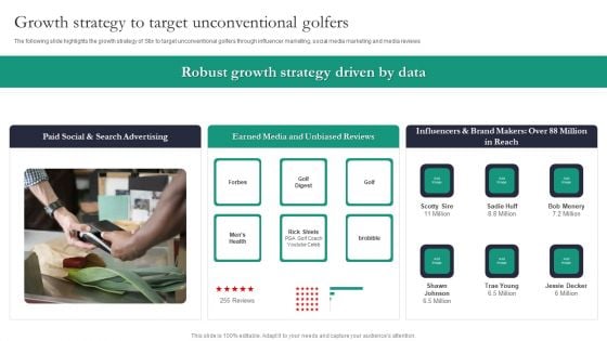 Golf Stix And Other Equipemnts Funding Growth Strategy To Target Unconventional Golfers Designs PDF