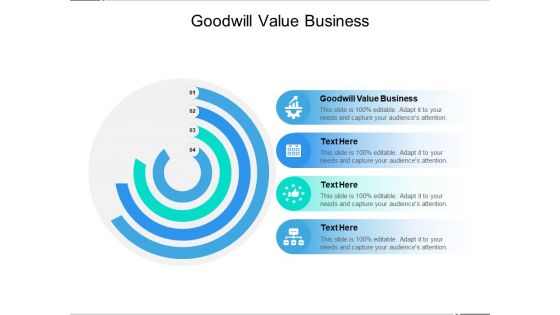 Goodwill Value Business Ppt PowerPoint Presentation Infographic Template Outfit Cpb