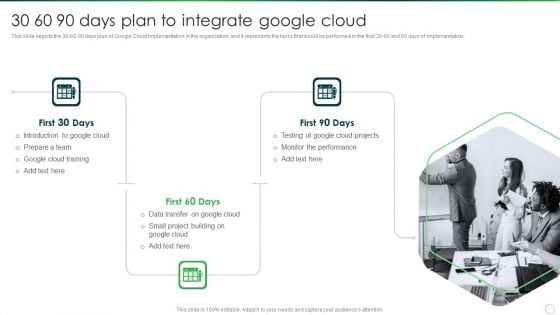 Google Cloud Computing System 30 60 90 Days Plan To Integrate Google Cloud Diagrams PDF