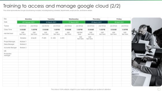 Google Cloud Computing System Training To Access And Manage Google Cloud Infographics PDF Slide02