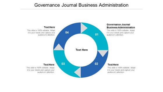 Governance Journal Business Administration Ppt PowerPoint Presentation Model Mockup Cpb