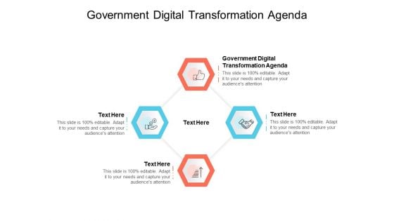 Government Digital Transformation Agenda Ppt PowerPoint Presentation Inspiration Introduction Cpb