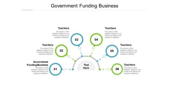 Government Funding Business Ppt PowerPoint Presentation Inspiration Influencers Cpb