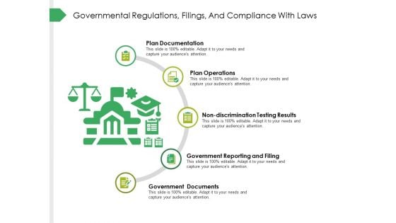 Governmental Regulations Filings And Compliance With Laws Ppt PowerPoint Presentation Infographics Deck