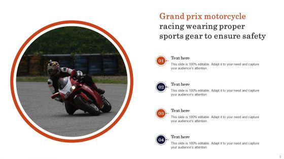 Grand Prix Motorcycle Racing Sports Ppt PowerPoint Presentation Complete With Slides