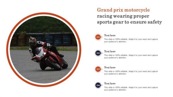 Grand Prix Motorcycle Racing Wearing Proper Sports Gear To Ensure Safety Background PDF