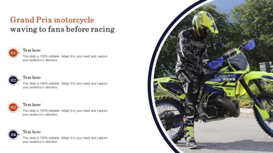Grand Prix Motorcycle Waving To Fans Before Racing Ideas PDF