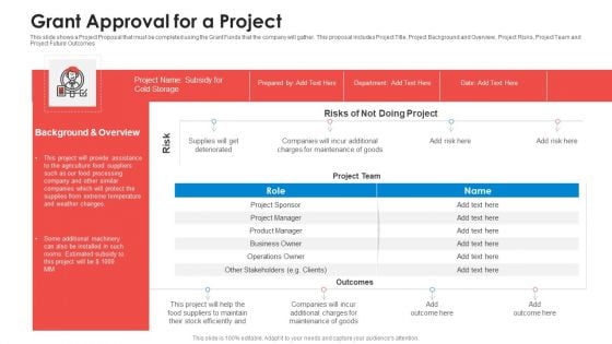 Grant Approval For A Project Diagrams PDF