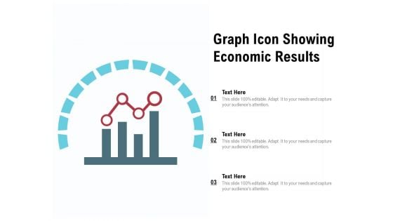 Graph Icon Showing Economic Results Ppt PowerPoint Presentation Ideas Diagrams