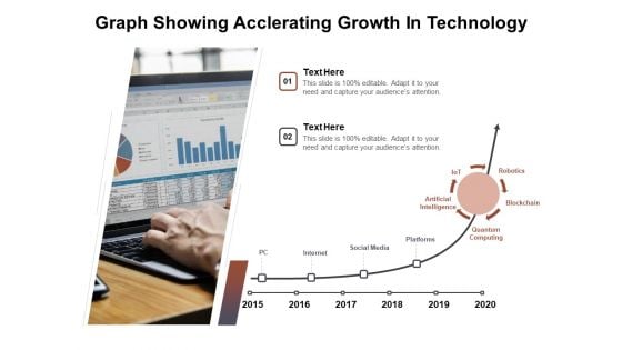 Graph Showing Acclerating Growth In Technology Ppt PowerPoint Presentation Summary Example Introduction PDF