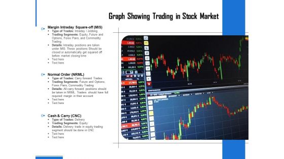 Graph Showing Trading In Stock Market Ppt PowerPoint Presentation Professional Backgrounds PDF