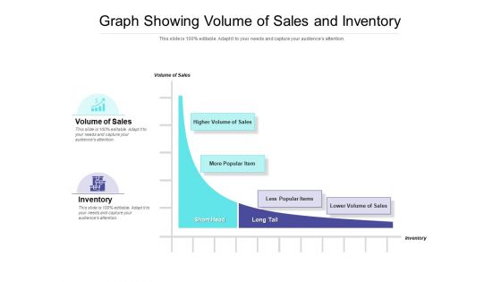 Graph Showing Volume Of Sales And Inventory Ppt PowerPoint Presentation Outline Professional PDF