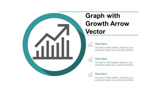 Graph With Growth Arrow Vector Ppt Powerpoint Presentation Gallery Show