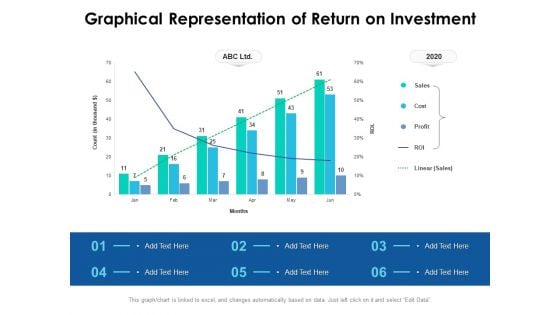 Graphical Representation Of Return On Investment Ppt PowerPoint Presentation Icon Example PDF