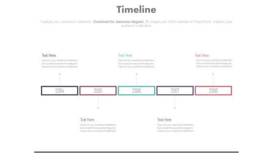 Graphical Representation Of Yearly Events Powerpoint Slides