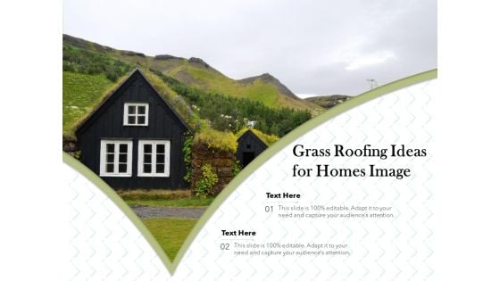 Grass Roofing Ideas For Homes Image Ppt PowerPoint Presentation Summary Gallery PDF
