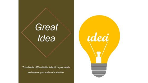 Great Idea Ppt PowerPoint Presentation Tips