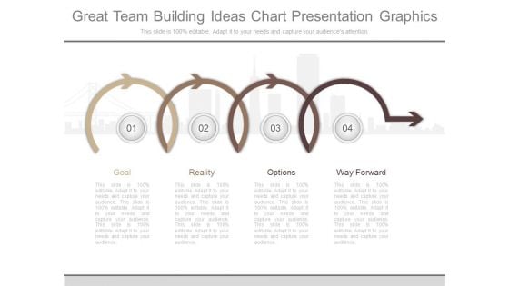 Great Team Building Ideas Chart Presentation Graphics