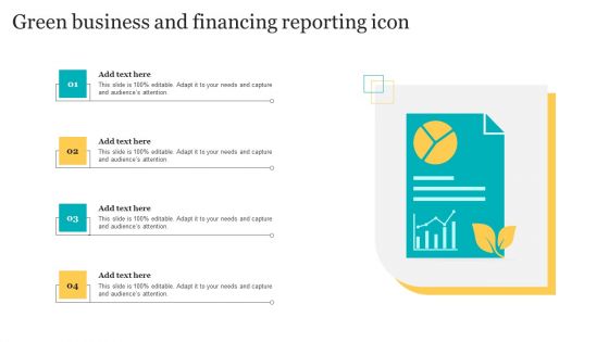 Green Business And Financing Reporting Icon Guidelines PDF