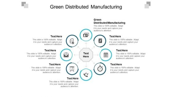 Green Distributed Manufacturing Ppt PowerPoint Presentation Outline Deck Cpb