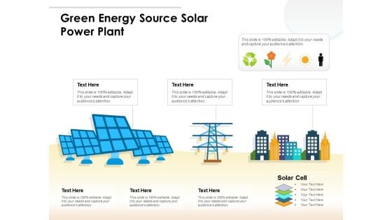 Green Energy Source Solar Power Plant Ppt PowerPoint Presentation Icon Files PDF