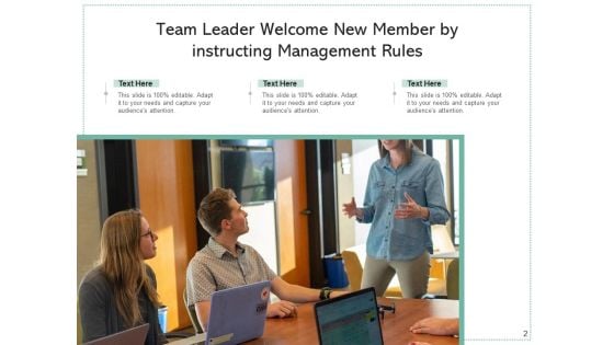 Greeting New Team Employee Organization Induction Ppt PowerPoint Presentation Complete Deck