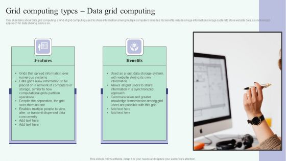 Grid Computing For High Performance Solutions Grid Computing Types Data Grid Computing Background PDF