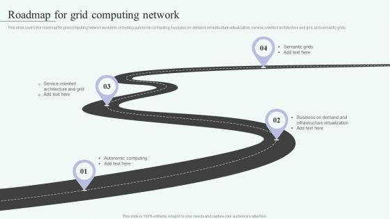 Grid Computing For High Performance Solutions Roadmap For Grid Computing Network Brochure PDF