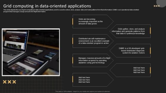 Grid Computing In Data Oriented Applications Brochure PDF