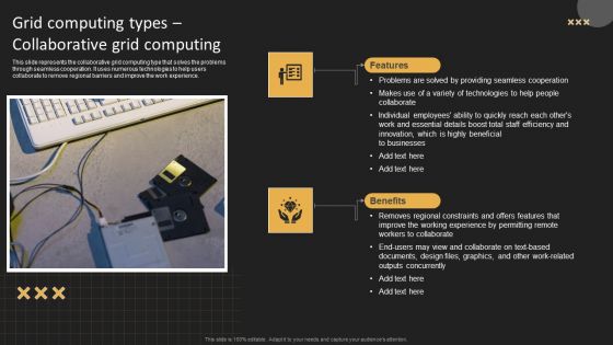 Grid Computing Types Collaborative Grid Computing Template PDF