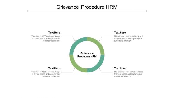 Grievance Procedure HRM Ppt PowerPoint Presentation Icon Vector Cpb