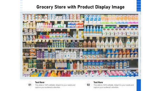 Grocery Store With Product Display Image Ppt PowerPoint Presentation Infographic Template Aids PDF