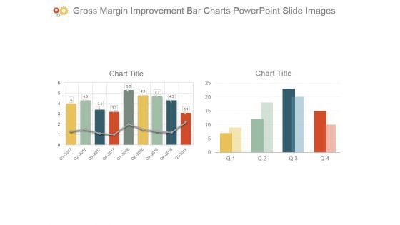 Gross Margin Improvement Bar Charts Powerpoint Slide Images Gross Margin Improvement Bar Charts Powerpoint Slide Images