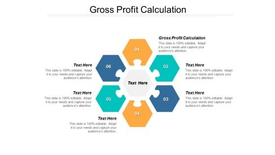 Gross Profit Calculation Ppt PowerPoint Presentation Show Design Ideas