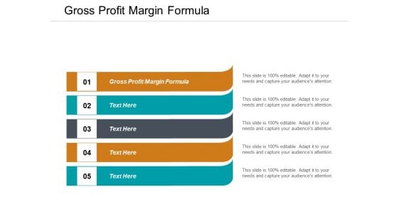 Gross Profit Margin Formula Ppt PowerPoint Presentation Model Pictures Cpb