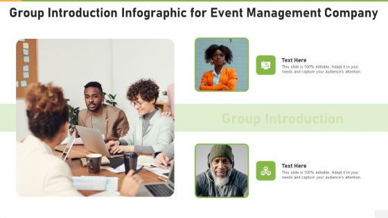 Group Introduction Infographic For Event Management Company Rules PDF