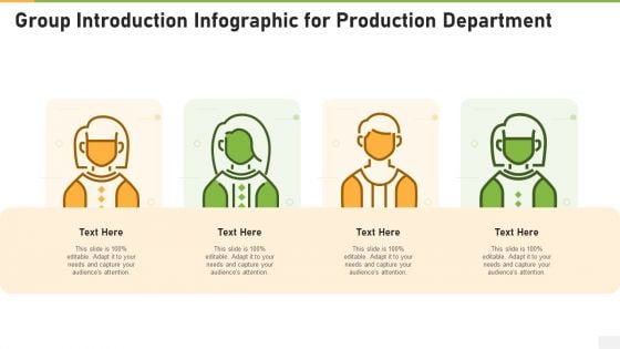 Group Introduction Infographic For Production Department Designs PDF Group Introduction Infographic For Production Department Designs PDF